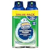 Scrubbing Bubbles Mega Bathroom and Shower Foamer Aerosol, Rainshower Scent, 20oz (Pack of 2)