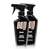 BOD man Fragrance Body Spray, Black, 8 fl oz (Pack of 2)
