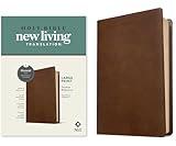 NLT Large Print Thinline Reference Bible, Filament Enabled (LeatherLike, Rustic Brown, Red Letter): Includes Free Access to the Filament Bible App ... Notes, Devotionals, Worship Music, and Video