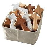 livinggrace Prayer Cross Basket-3/pk