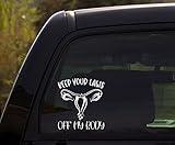 RUNNING L8 Keep Your Laws Off My Body - Womens Rights, prochoice, Uterus, Human Rights, Woman, roevswade Vinyl Decal Sticker for Window of car, Van, Truck