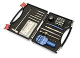 SE 19-Piece Repair Tool Kit - for Jewelers, Hobbyists, and Home Watch Maintenance - JT6226