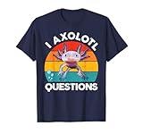 Funny I Axolotl Questions Retro Cute Boys Girls Kids T-Shirt