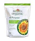 Burpee Natural Purpose Granular 4-Lb Organic Food for Growing Strong Plants | Good for Vegetable Garden, Flower Garden & Seed Starting, 4 lb, 4lb. Bag