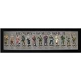 History of WW2 Framed Posters & Prints | World War 2 Military Wall Art Gifts & Bedroom Decor | Poster & Print for Army Enthusiast, Veterans & Vintage Artwork Collectors | WWII Memorabilia for Walls