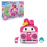 BLDR Hello Kitty and Friends My Melody’s Music Shop Building Set - Hello Kitty & Tuxedosam Minifigures - Gift for Kids and Sanrio Fans Ages 8+, 0130
