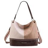 Montana West Purses for Women Large Hobo Bag Leather Purses and Handbags for Women Top Handle Shoulder Satchel Handbags Leather Tote Purse for Women MWC-047FBG