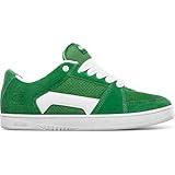 Etnies Men's MC Rap Lo Top Skate Shoe, Green/White, 5