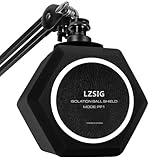 LZSIG Professional Microphone Isolation Ball with 2-Layered Pop Filter for Mic, Reflection Filter for Recording Studios, High Density Foam Great Noise Cancellation for singing,podcasts,live stream