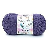 Lion Brand Yarn Pound of Love, Value Yarn, Large Yarn for Knitting and Crocheting, Craft Yarn, Thistle