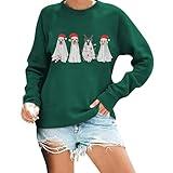 PUTEARDAT How to Check Order Cropped Knit Sweaters for Women Cambiar M茅todo De Pago Womens Long Hoodie Itemwith Couponand Promo Codes Thanksgiving Sweatshirts for Women,Green-A,XL