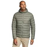 Eddie Bauer Men's CirrusLite Hooded Down Jacket, Sage, X-Large