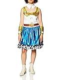 Disguise Disney Pixar Toy Story Jessie Glam Womens Adult Costume, Blue/White/Yellow/Black, Medium/8-10