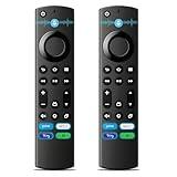 (Pack of 2) Replacement Voice Remote Control for Amazon Fire Stick Smart Remote for Insignia/Toshiba/Pioneer TV Compatible with AMZ Firestick Lite/2nd Gen/3rd Gen/Smart TV Cube﻿
