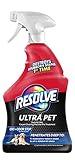 Resolve Ultra Pet Odor and Stain Remover Spray – Carpet Cleaner for Cat and Dog Urine and Poop, 32oz