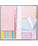 Mr. Pen- Sticky Notes Set, 410 Pack, Pastel Macaron Divider Sticky Notes, Planner Sticky Note Dividers Tabs, Back to School Supplies