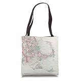 Cape Cod MA Map Tote Bag