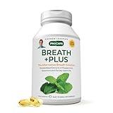 Andrew Lessman Breath Plus 60 Softgels – Natural Breath Freshener, Helps Eliminate Odors from Food, Smoking, Morning Breath from The Inside Out, with Peppermint & Spearmint. Easy to Swallow Softgels