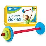 Modern Innovations Kids Barbell Weight Set, Toy Workout Equipment, Kid Weights for Exercise, Toddler Fun & Fitness (Colorful)…