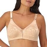 Bali Designs Women's Double-Support Spa Closure Wire-Free Bra, Soft Taupe, 42B