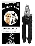 Pet Nail Clippers by Girl With The Dogs, Nail Clippers for Grooming and Claw Care for Cats/Dogs (Small)