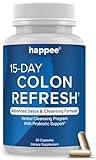 15 Day Colon Cleanse Detox Pills for Weight Flush – Gentle Gut Cleanse Formula - Supports Digestive Health, Bloating Relief & Energy Levels - Natural Colon Detox Supplement for Women & Men