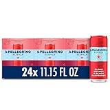 S.Pellegrino Essenza Blood Orange Black Raspberry Flavored Mineral Water with Natural CO2 Added 24 PACK