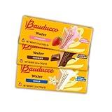 Bauducco Wafers 12 Pack Assorted - Chocolate, Vanilla and Strawberry - Crispy and Delicate with 3 Layers of Cream - 60 oz