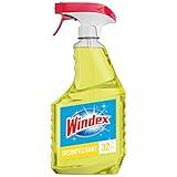 Windex Multipurpose Cleaner Disinfectant Spray Bottle, Fast Clean Surface Cleaner, Citrus Scent, 32 Fl oz