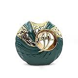 Tandarui Modern Abstract Art Ceramic Statue Home Decoration House Decorations Living Room Coffee Table Decor Collectible Figurines Sculpture Decoration Ornaments for Living Room(Vase)