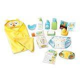 Melissa & Doug Mine to Love Changing & Bathtime Play Set for Dolls – Diapers, Pretend Shampoo,Wipes, Towel, More (19 pcs)