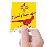 Roadrunner New Mexico Flag Sticker, Albuquerque Santa Fe NM Gift, Southwest Sticker for Water bottle, Laptop, or Bumper