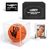 Baby Basketball Handprint Kit - Basketball Baby Shower Gifts for Boys - Basketball Newborn Keepsake - Baby Hand and Footprint Kit - New Dad Gifts - New Baby Boy Gift Unique, First Time Dad Gifts