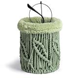 HOSROOME Glasses Holder for Nightstand Boho Decor Eyeglass Holder Stand for Office Desk Organizer-Green