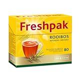 Freshpak® Rooibos Tea | 80 Tagless Teabags | Natural Premium Rooibos | Naturally Caffeine Free | Keto Friendly | Rooibos From South Africa | Non GMO