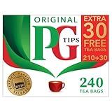 PG Tips Original Non-Pyramid, 240 Tea Bags (Pack of 4)