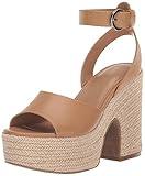 Marc Fisher Women's VETINA Wedge Sandal, TAN 210, 8