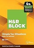 [OLD VERSION] H&R Block Tax Software Basic 2019 [Amazon Exclusive] [PC Download]