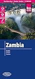 Zambia Travel Map 2017 (English, Spanish, French, German and Russian Edition)
