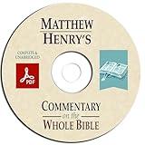 Matthew Henry's Complete Commentary Whole Bible-ALL 6 VOLUMES +Concise Version-Christian Bible Commentaty-Scripture Study-PDF eBook-Non Audio CD