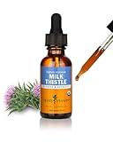 Herb Pharm Milk Thistle Seed Liquid Extract for Liver Function Support - 1 Ounce