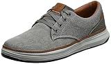 Skechers Men's Ederson Moreno Canvas Oxford Shoe, Beige, 11.5