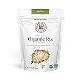 King Arthur Baking Organic Medium Rye Flour - 3 lbs for Complex Flavorful Breads & Baked Goods - 100% US Grown & Milled - Non-GMO Project Verified - Robust Flavor for Rye Bread, Cookies & More