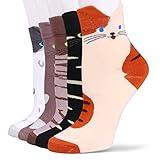 Ambielly Colorful Cute Animal Design Patterned Women's Casual Cotton Socks