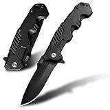 AOSILEY Pocket Folding Knife with Stainless Steel Point Lock Blade Knives and Lightweight Lockback Multi-Tool for Camping, Outdoor, Hunting，Survival and EDC