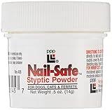 PPP Nail-Safe Styptic Powder for Dogs & Cats - Quickly Stops Bleeding from Nail Clipping - for Groomers and Veterinarians - 0.5 oz