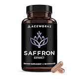 ACEWORKZ 100% Pure Saffron Extract - Appetite Suppressant for Weight Loss - Metabolism Booster - Diet Pills for Women & Men (90 Capsules)