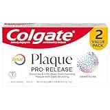 Colgate Total Plaque Pro Release Whitening Toothpaste, 2 Pack, 3.0 Oz Tubes