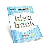 PicassoTiles STEM Learning Idea Book with Over 300 Ideas 220Pages of Unique Innovative Creations for Magnet Tile Building Block Magnetic Toy Construction Sets, Easy to Read Instructions Kids Age 3+