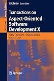 Transactions on Aspect-Oriented Software Development X